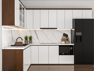 Các mẫu bếp hình chữ L phổ biến nhất hiện nay 0