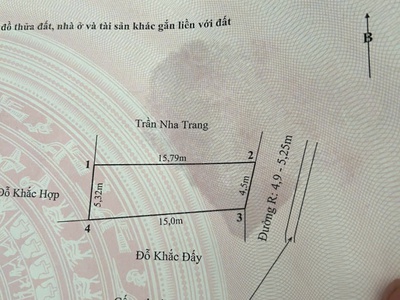 Bán lô đất mặt đường thôn Mỹ Giang, Kênh Giang cũ  phường Lưu Kiếm , Giá chỉ 7xx 1