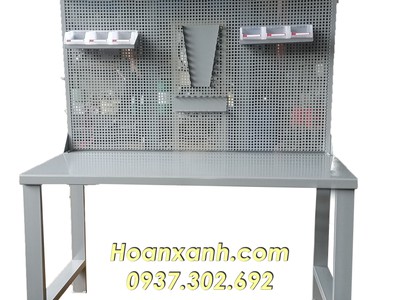 Bàn nguội cơ khí VT-B12, bàn thao tác, bàn kiểm hàng, bàn làm việc, bàn nguội bảng treo 0