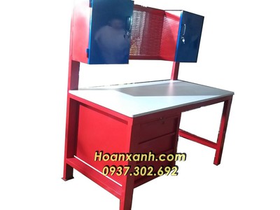 Bàn nguội cơ khí VT-B12, bàn thao tác, bàn kiểm hàng, bàn làm việc, bàn nguội bảng treo 2