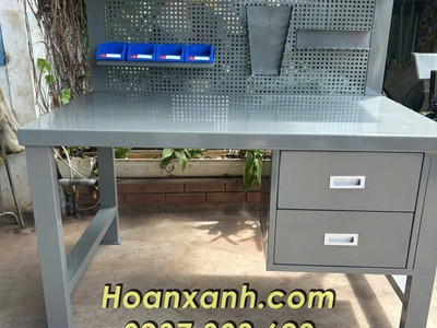 Bàn nguội cơ khí VT-B12, bàn thao tác, bàn kiểm hàng, bàn làm việc, bàn nguội bảng treo 9
