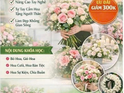 Khóa Học Cắm Hoa 0