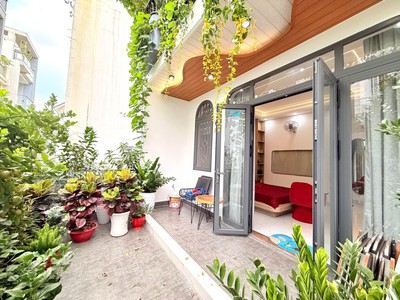 Mặt tiền chuẩn 5m - hẻm xe hơi thông - 4 tầng lầu - 82m2 - nguyễn văn khối - trung tâm gò vấp -  4