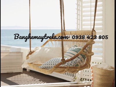 Ghế xích đu đôi mây tự nhiên 4