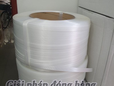 Dây đai Composite 16mm cuộn dài 850 mét chắc như dây đai thép, chịu được tải trọng hàng lớn 4