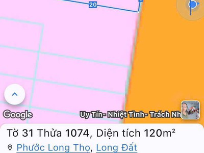 Chủ cần tiền bán lỗ lô đất - trong tái định cư Phạm Hùng chỉ 590tr Phước long thọ- Xã Đất Đỏ - TPHCM 2