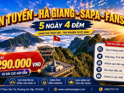 Hà Giang - Sapa - Fansipan 5N4Đ 2026 sgc 0