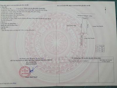 Bán đất tân phong - kiến thụy - tuyến 2 đường 361 - ngõ rộng 4m 4