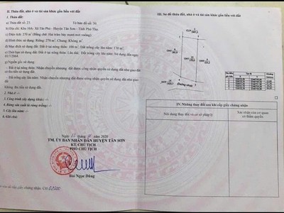 Bán đất khu 10a   tân phú, tân sơn, phú thọ 4