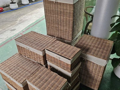 Giỏ đựng đồ mây tự nhiên- Giỏ mây đựng quần áo 3