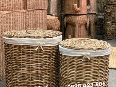 Giỏ đựng đồ mây tự nhiên- Giỏ mây đựng quần áo 5