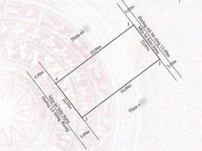 Hiếm  Mặt đường Lê Hồng Phong - 1100m2 - 2 mặt thoáng - đất ở kết hợp TMDV - giá hơn 230 tr/m2 0