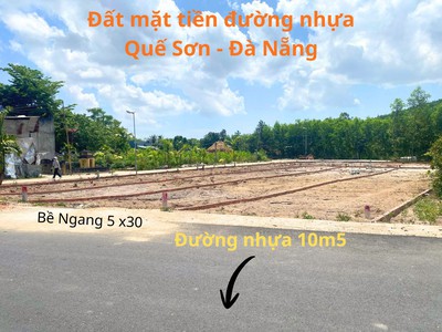 Đất ven Đà Nẵng - sát QL1A mặt tiền đường nhựa 10m5 0