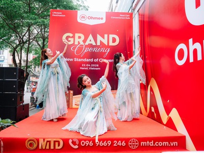 MTD Event góp phần tạo nên lễ khai trương bùng nổ cho OHmee 0