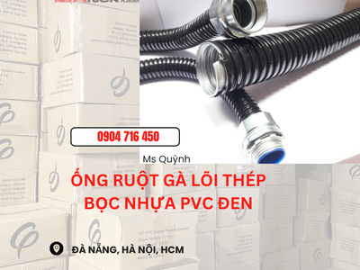 Ống ruột gà lõi thép phi 16,20,25,32 Đà Nẵng, Hà Nội, Quảng Trị, Nghệ An, Quảng Ngãi, Quảng Bình,Huế 1