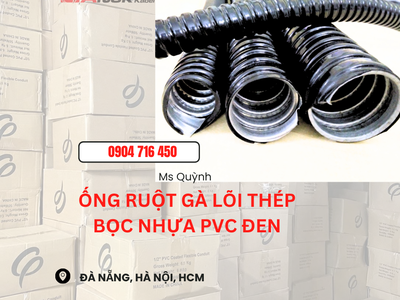 Ống ruột gà lõi thép phi 16,20,25,32 Đà Nẵng, Hà Nội, Quảng Trị, Nghệ An, Quảng Ngãi, Quảng Bình,Huế 2