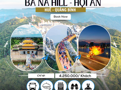 Khám Phá Miền Trung: Đà Nẵng Hội An Huế Quảng Bình Trọn Gói 0