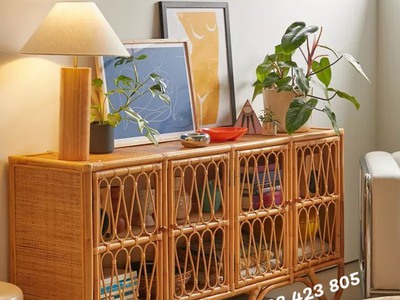 Kệ mây để đồ 5