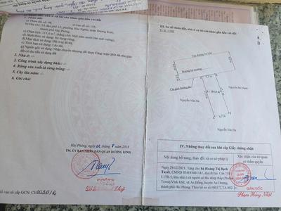 Siêu phẩm lô góc mặt đường nhựa Hòa Nghĩa, Dương Kinh, Hải Phòng 115m 0