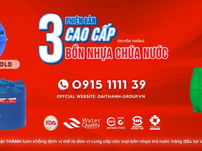 Bồn Nước Nhựa Giải Pháp Lưu Trữ Nước Tiện Lợi Cho Mọi Gia Đình 0