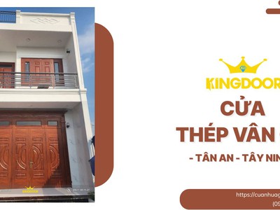 Cửa Thép Vân Gỗ Tại Tân An, Tây Ninh   Bền Đẹp, Giá Tốt 0