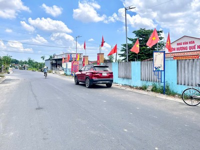 Lô đất mặt tiền đường nhựa 10.5m - gần chợ bà Rén - giá 1ty090 2