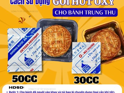 Cách Sử Dụng Gói Hút Oxy Cho Bánh Trung Thu - Ngăn Mốc Hiệu Quả 0
