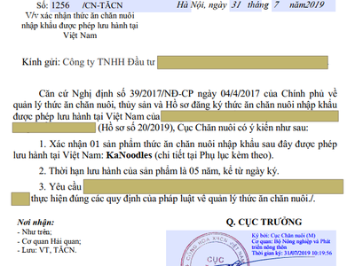 Thủ Tục Nhập Khẩu Thức Ăn Cho Chó Mèo 0