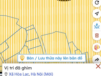 166m giá 35tr/m Lô đất xây trọ tại Thôn 9 xã Hòa Lạc, giá cực êm 3