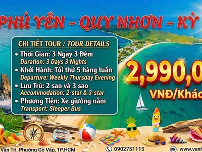 Phú Yên - Quy Nhơn 3N3Đ 2026 sgc 0