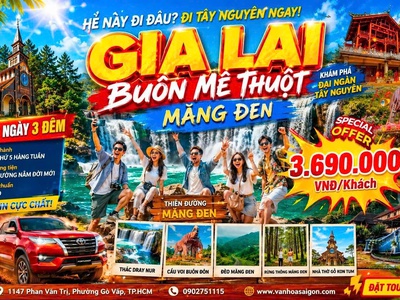 Gia Lai - Măng Đen 3N3Đ 2026 sgc 0