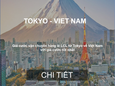 Cước Vận Chuyển Hàng Lẻ Từ Tokyo Về Việt Nam 0