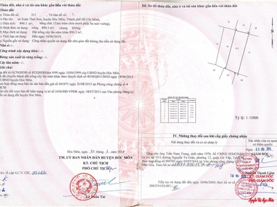 Chính chủ bán đất sẵn sổ giá tốt nhất xuân thới sơn 2
