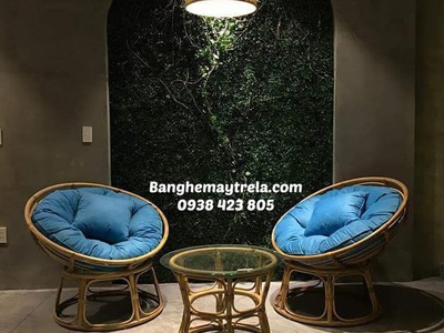 Ghế mây tròn papasan 3