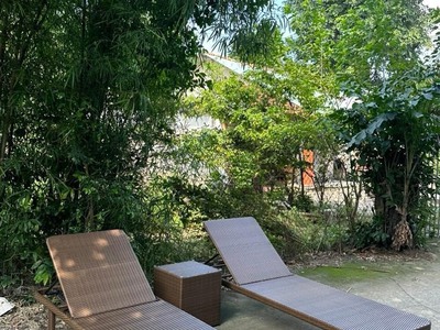 Ghế hồ bơi mây nhựa 7