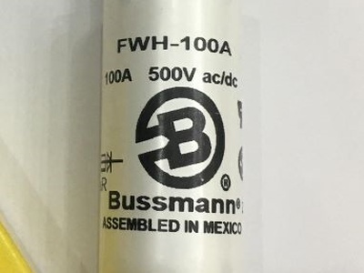 Cầu chì bussmann FWH-100A, bảo vệ bán dẫn cắt nhanh 0