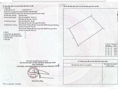 Chính chủ cần bán 424m đất 2 mặt tiền view sông Đuống - Hữu Ái - Đông Cứu - Bắc Ninh 3
