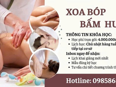 Khóa đào tạo xoa bóp bấm huyệt 0