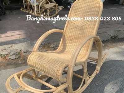 Ghế bập bênh mây tre đan tự nhiên 6