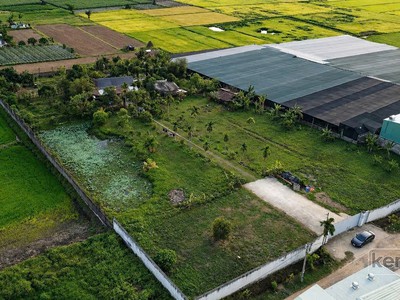 Đất lớn mặt tiền xuân thới sơn gần 6400m ngang 65m có thổ cư 2