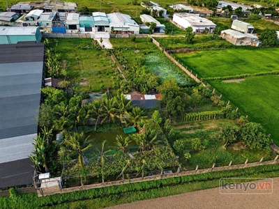 Đất lớn mặt tiền xuân thới sơn gần 6400m ngang 65m có thổ cư 0