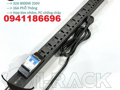 Phân phối thanh nguồn PDU 06 ổ cắm đa năng công suất 32A có kèm dây nguồn mã AR-P19M06C32CB2 4