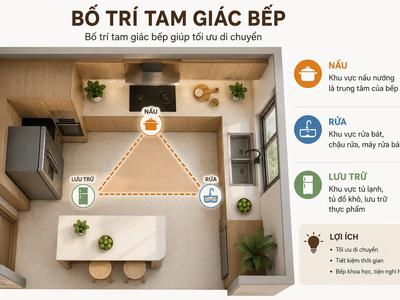 Nội Thất Phòng Bếp Đẹp, Hiện Đại Gợi Ý Bố Trí Lựa Chọn Phù Hợp 3