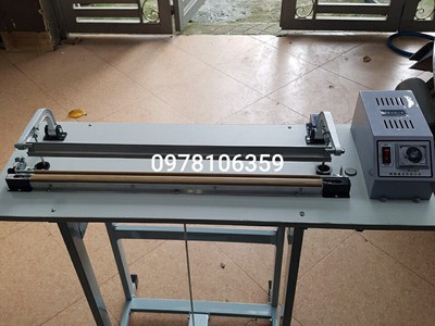 Máy hàn miệng túi dập chân, máy ép túi nilong, máy hàn túi màng co cắt đứt 0