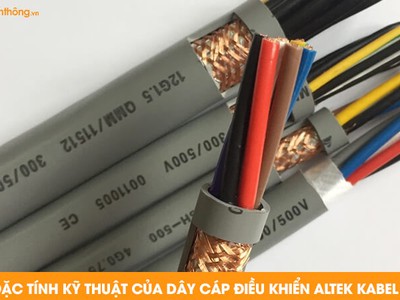 Cần cáp điều khiển ổn định, bền và dễ thi công Chọn ngay cáp điều khiển Altek Kabel 1
