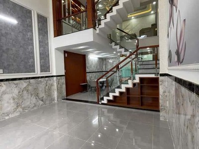  Bán nhà HXH thông Bùi Quang Là- Gò Vấp- sát Tân Bình- 4 tầng 76m2- Giá 6 tỷ 9 2