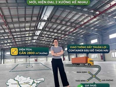 Cho thuê nhà xưởng tại vũ thư - thái bình 0