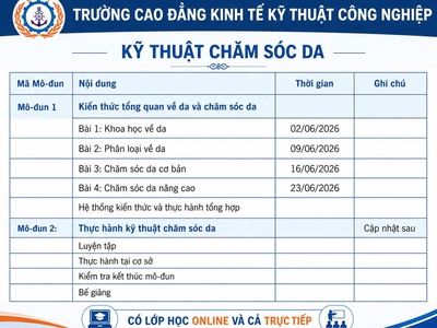 Tuyển sinh khóa kỹ thuật chăm sóc da 0