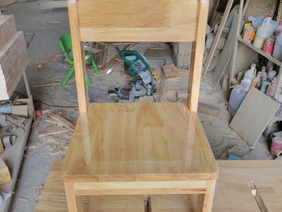 Bàn gỗ chữ nhật mầm non, bàn gập chân bằng gỗ mầm non 5