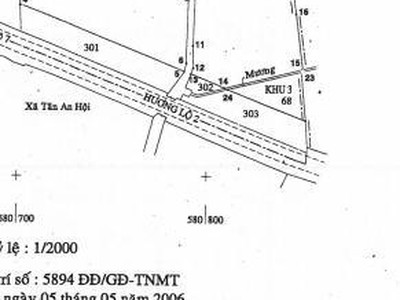 Bán đất SKC MẶT TIỀN TỈNH LỘ 8, CỦ CHI 16.959 m 0